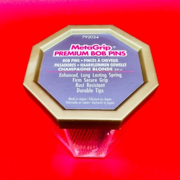 Metagrip Premium slip proof Bobby pins Champagne blonde - Picture 2 of 7